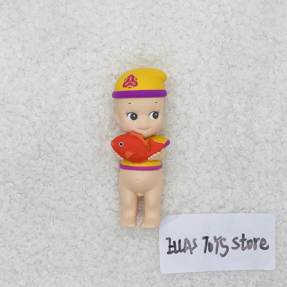 Sonny Angel-Serie japonesa de buena suerte, sin caja, sin bolsa, caja ciega, soporte para gato de la suerte, perro mapache Fuji Daruma SAS65718 6