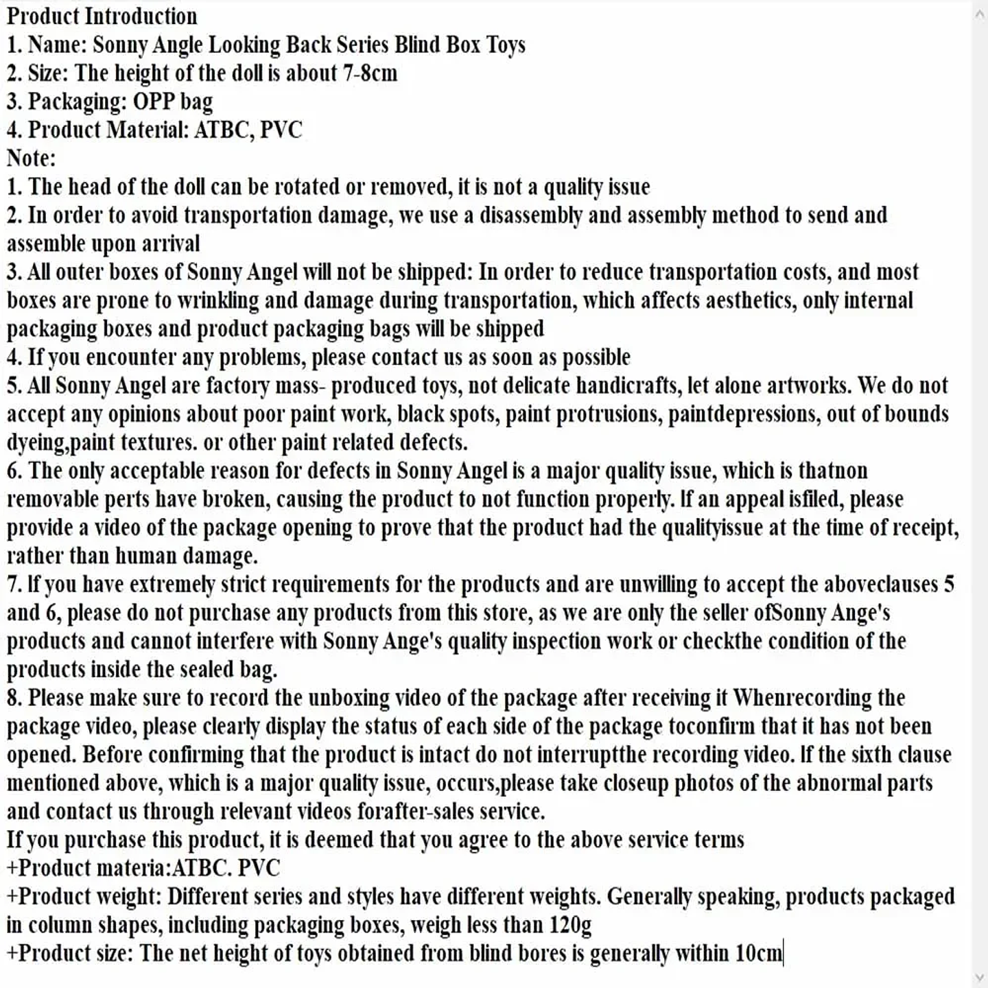 Sonny Angel-Muñeca de caja ciega de la serie Looking Back, figura de Anime para niñas, colección de adornos de escritorio, regalos de cumpleaños y Navidad 10