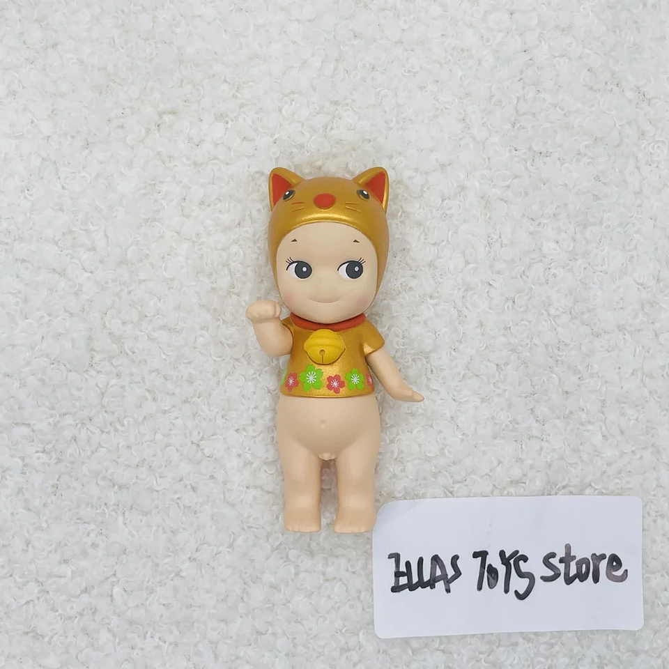 Sonny Angel-Serie japonesa de buena suerte, sin caja, sin bolsa, caja ciega, soporte para gato de la suerte, perro mapache Fuji Daruma SAS65718 8