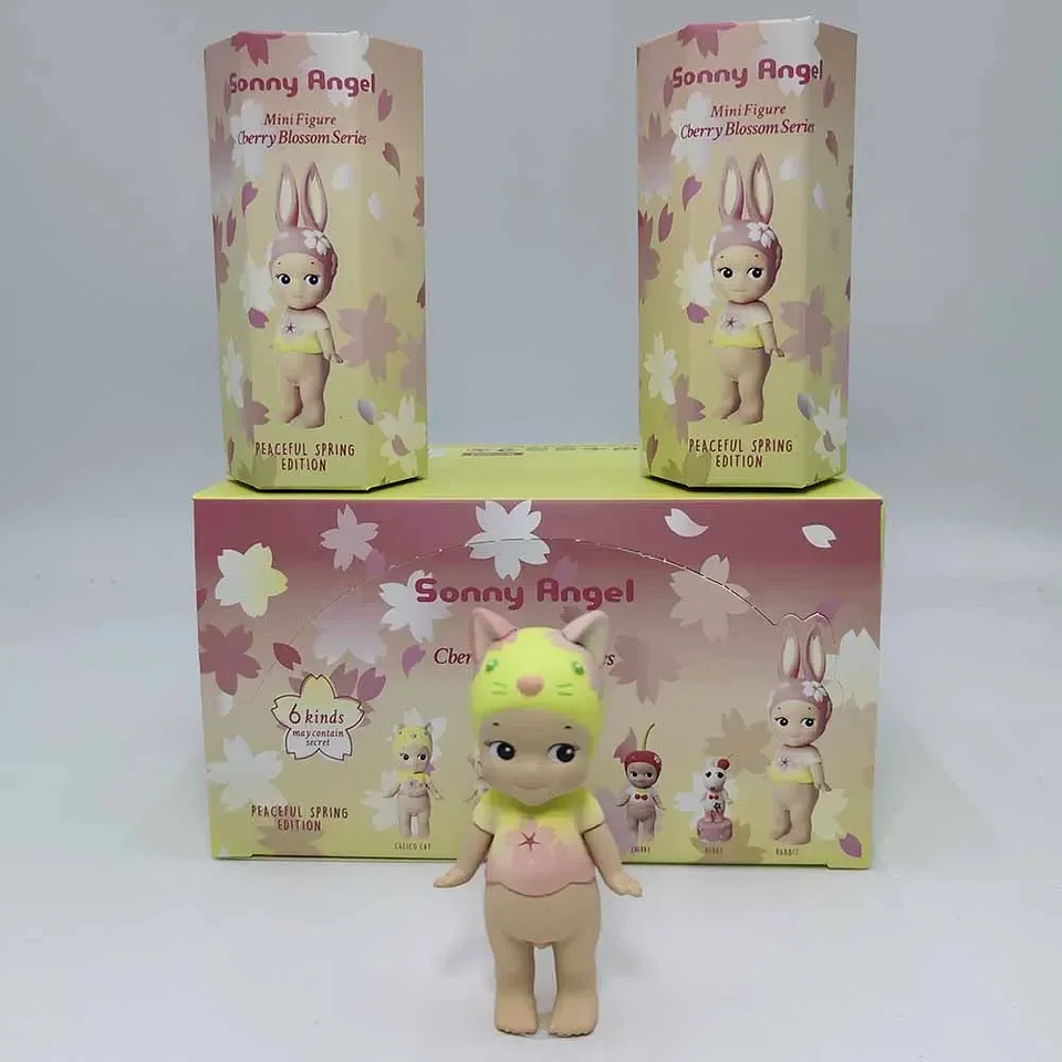 Caja ciega Sonny Angel Cherry Blossom Spring Series edición limitada lindo regalo sorpresa misterio Kawaii estilo japonés coleccionable 14