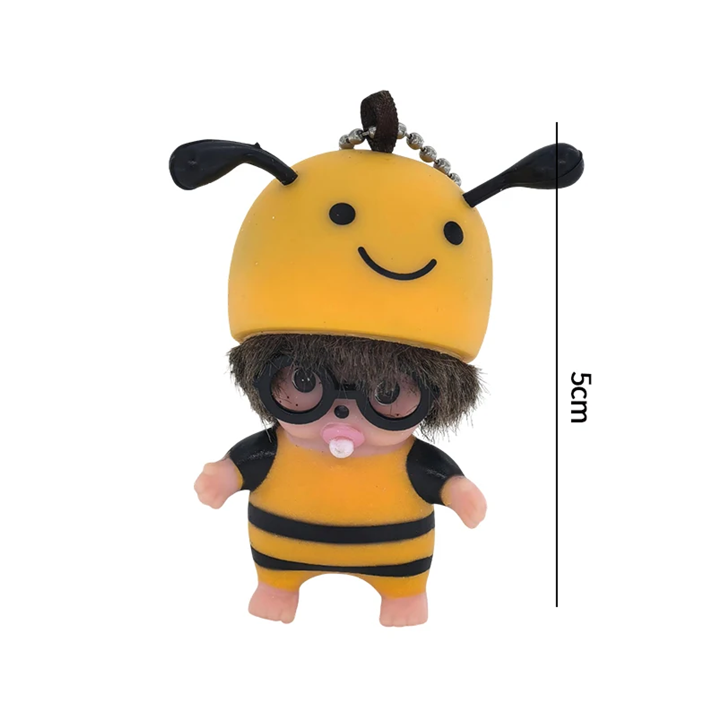 Nuevo estilo de llavero Monchhichi, llavero de Hello Kitty Monchhichi, lindos llaveros Monchi Kitty para bolsos, regalo para el Día del Niño, 몬치치 키링 15