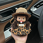Meng Qiqi-mochila de muñeco de peluche con cara de vinilo, accesorios de widget, adornos para coche, juguete suave Kawaii, decoración, regalo sorpresa, 15cm - Miniatura 9