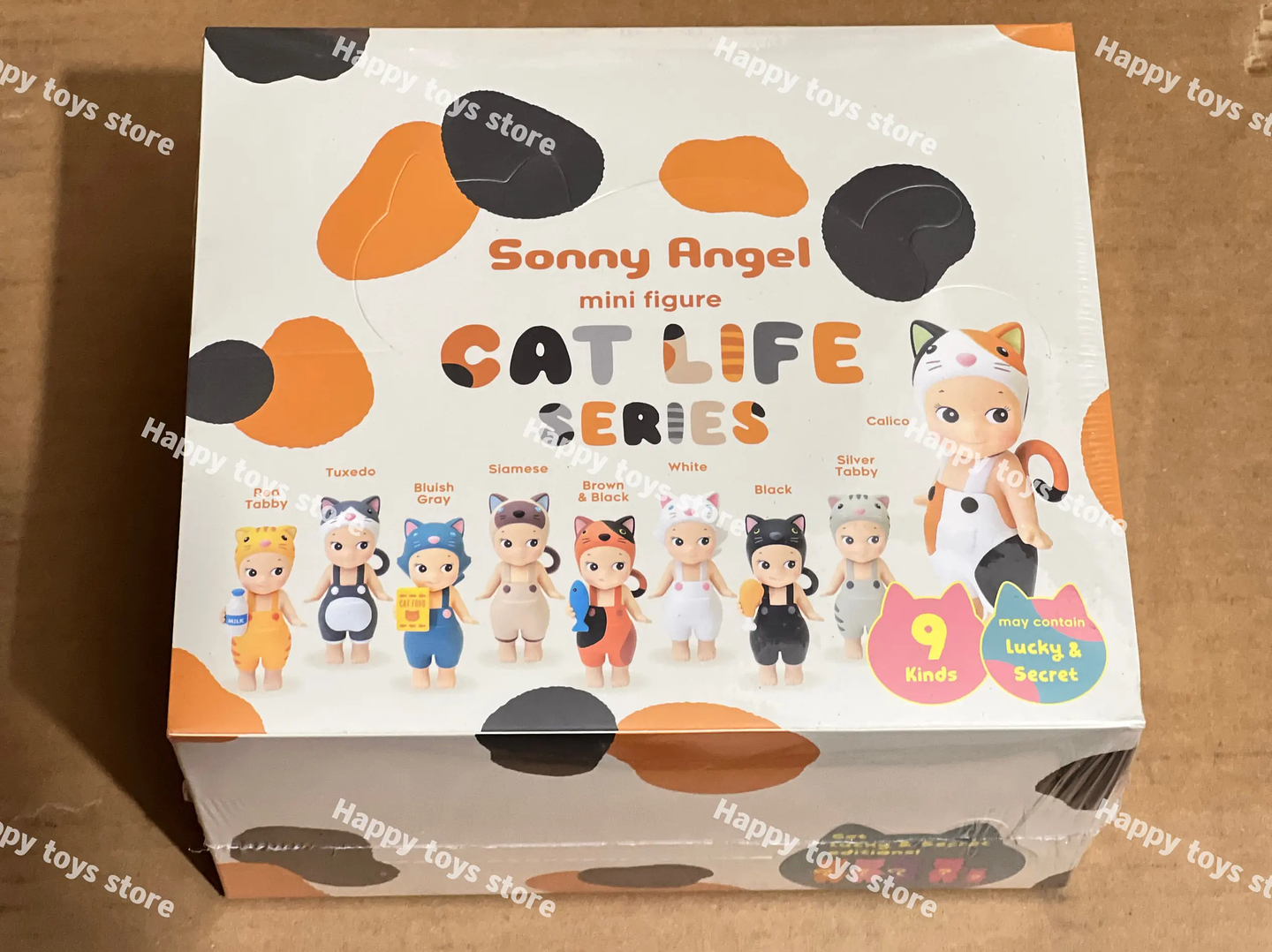 Figura Coleccionable Original Sonny Angel Serie Cat Life, Caja Sorpresa, Gato Negro, Gato Blanco, Caja Misteriosa de Moda, Decoración para el Hogar, Regalo para Niñas 11