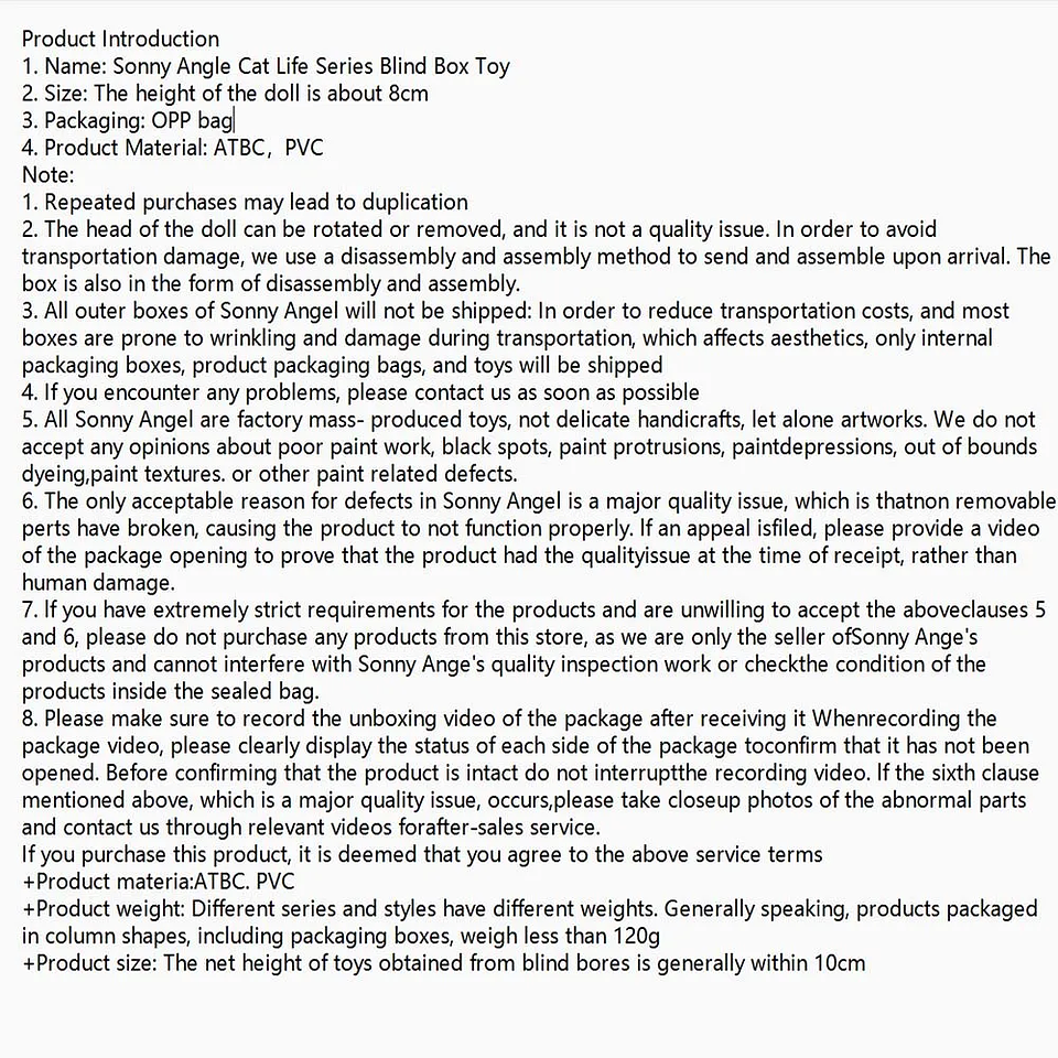 Sonny Angel Mini Cat Life - Set de Cajas Sorpresa, Decoración, Adorno de Dibujos Animados, Juguete Hecho a Mano, Regalo Sorpresa de Cumpleaños y Navidad 10