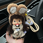 Meng Qiqi-mochila de muñeco de peluche con cara de vinilo, accesorios de widget, adornos para coche, juguete suave Kawaii, decoración, regalo sorpresa, 15cm - Miniatura 11