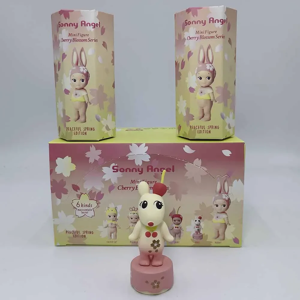 Caja ciega Sonny Angel Cherry Blossom Spring Series edición limitada lindo regalo sorpresa misterio Kawaii estilo japonés coleccionable 18