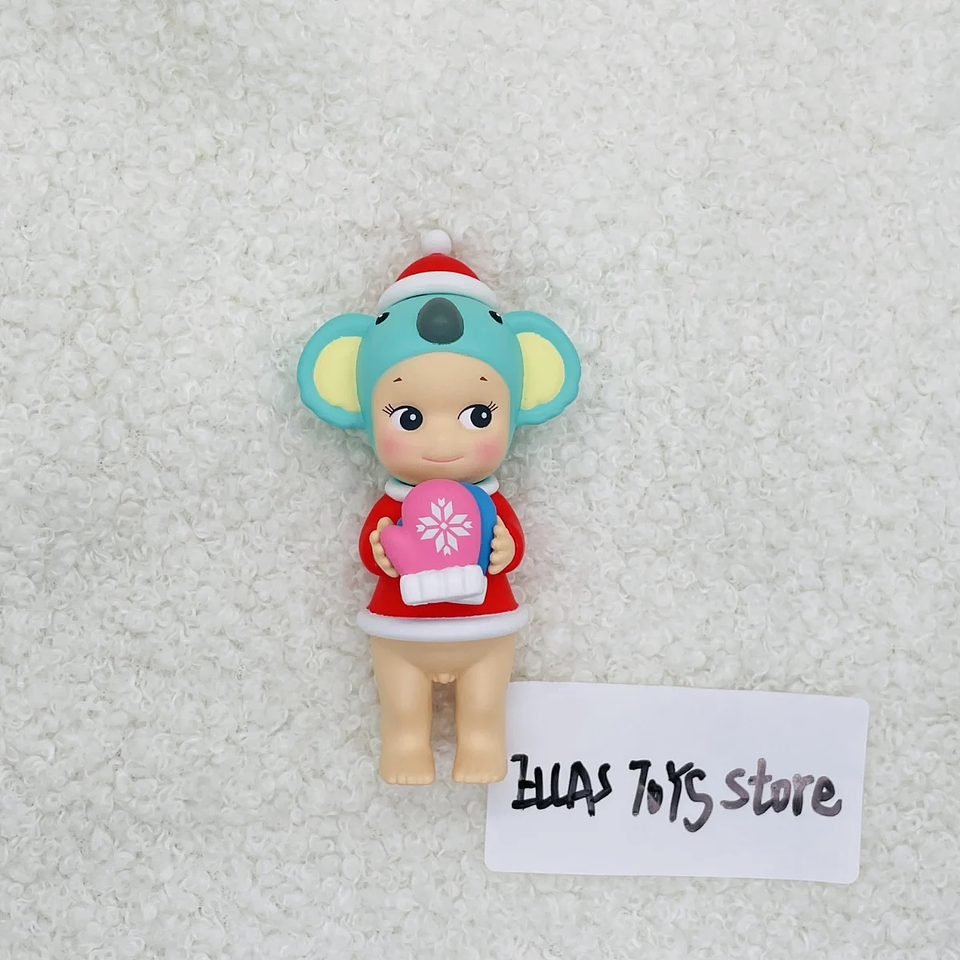 Sonny Angel Regalos de Navidad Serie 2020 Sin caja Sin bolsa Caja ciega Recheado Robby Regalo envuelto Globo de nieve Poinsettia SAS65696 15