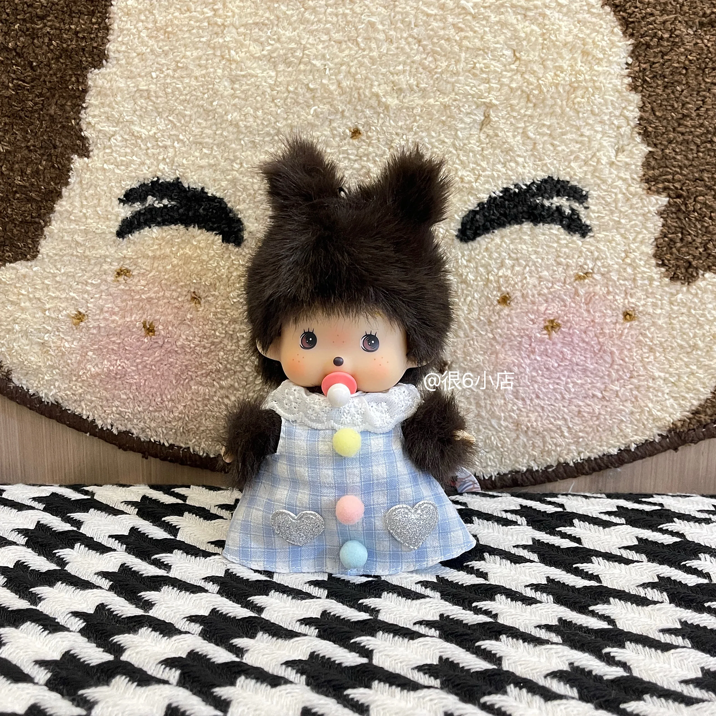 Nuevo llavero de muñecas Kawaii de 15cm, colgantes para bolso, juguetes, muñeca, marioneta de mano, descompresión, bolso bonito, decoración, muñecas de regalo de cumpleaños para niña 25