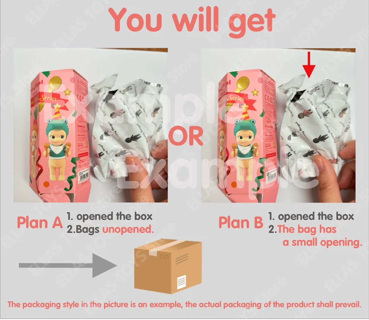 Sonny Angel-caja misteriosa aleatoria, pastel de cumpleaños, colección de Navidad y Halloween, caja ciega de juego de moda, regalos decorativos 6