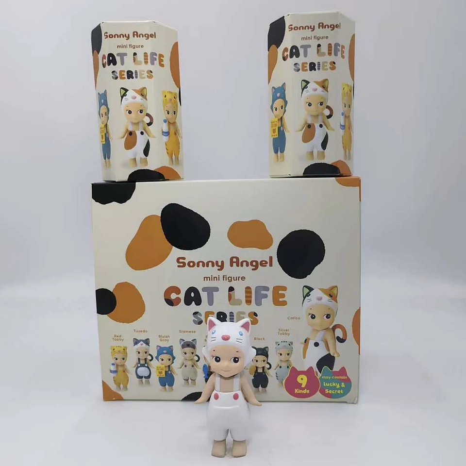 Sonny Angel Mini Cat Life - Set de Cajas Sorpresa, Decoración, Adorno de Dibujos Animados, Juguete Hecho a Mano, Regalo Sorpresa de Cumpleaños y Navidad 11