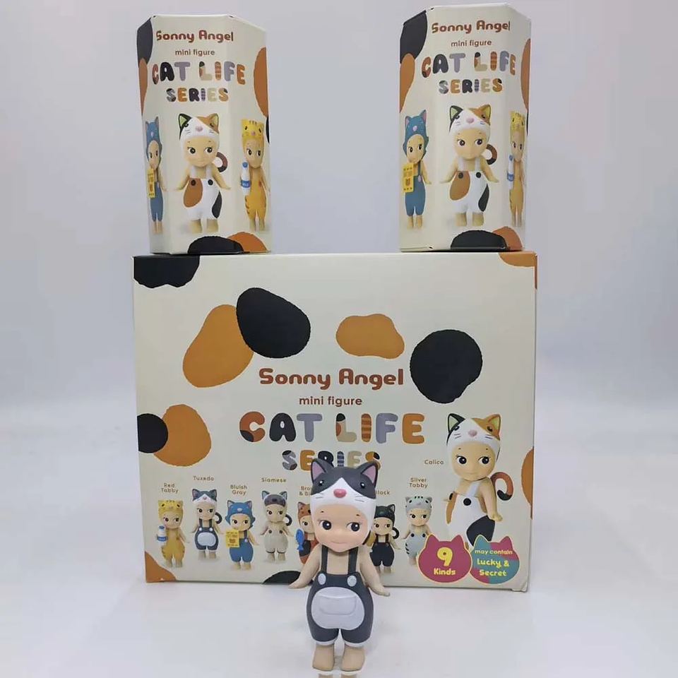 Sonny Angel Mini Cat Life - Set de Cajas Sorpresa, Decoración, Adorno de Dibujos Animados, Juguete Hecho a Mano, Regalo Sorpresa de Cumpleaños y Navidad 12