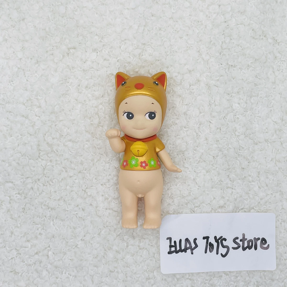 Sonny Angel-Serie japonesa de buena suerte, sin caja, sin bolsa, caja ciega, soporte para gato de la suerte, perro mapache Fuji Daruma SAS65718 17