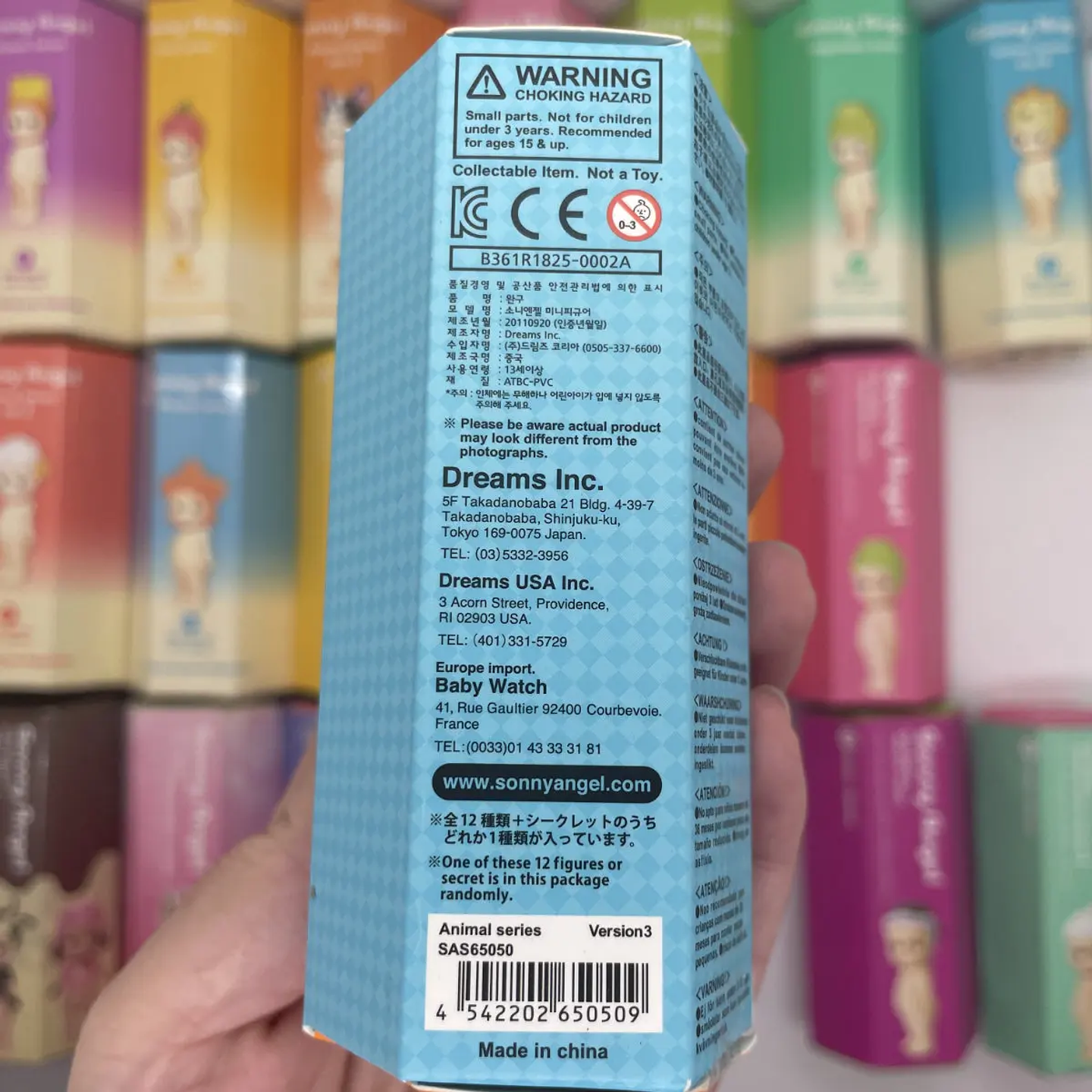 Sonny Angel-caja misteriosa aleatoria, pastel de cumpleaños, colección de Navidad y Halloween, caja ciega de juego de moda, regalos decorativos 10