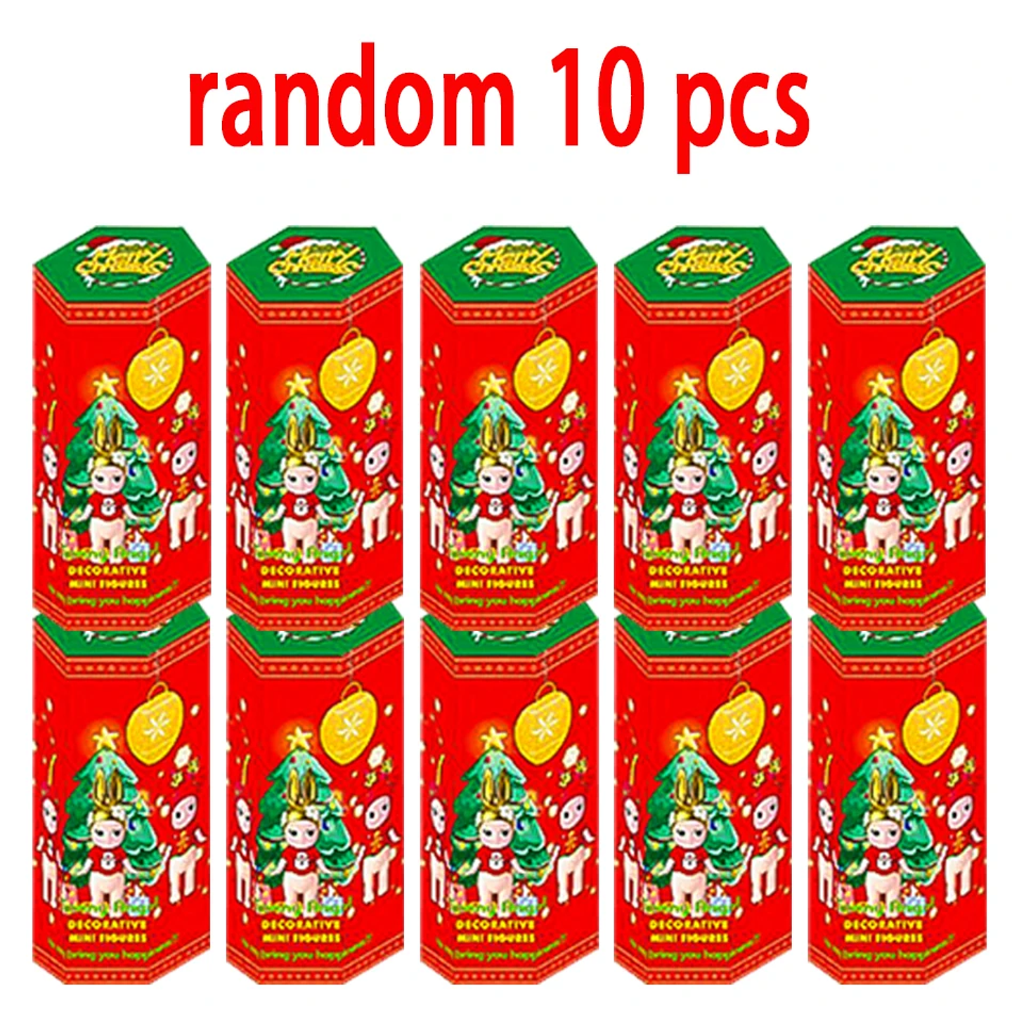 Caja ciega navideña de Sunnys Angel, Mini muñecas de la serie, modelo de coche de PVC, decoración de escritorio, regalos de vacaciones, novedad de 2026 18