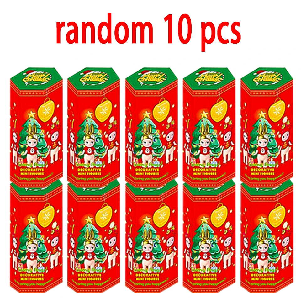 Caja ciega navideña de Sunnys Angel, Mini muñecas de la serie, modelo de coche de PVC, decoración de escritorio, regalos de vacaciones, novedad de 2026 18
