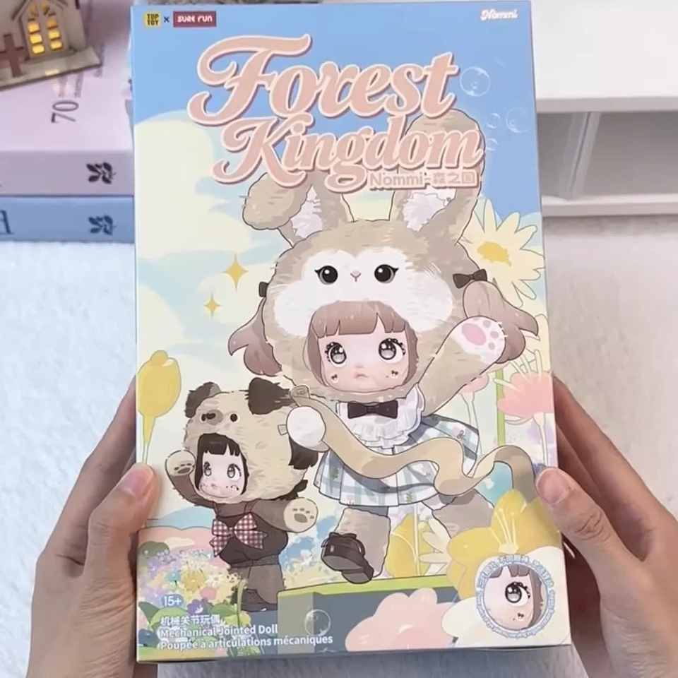 Nommi Forest Kingdom Series - Caja Sorpresa de Peluches de Vinilo con Cinco Articulaciones Móviles, Muñecas Lindas y Modernas para Decoración de Escritorio, Colección, Regalo para Niñas 24