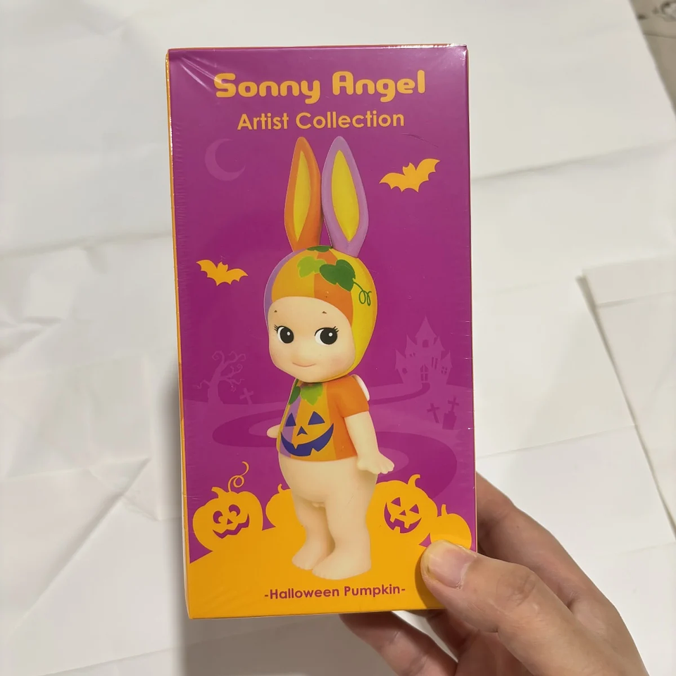 Sonny Angel Colección de artistas Serie Ángel grande Hearth Chcolate Kiss Mark Leopardo Feliz Nieve Noche de Halloween 3