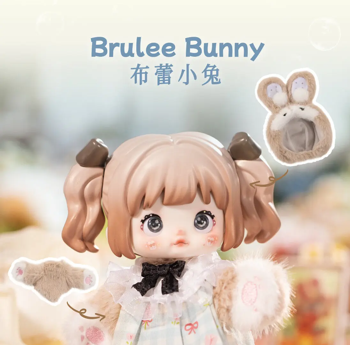 Nommi Forest Kingdom Series - Caja Sorpresa de Peluches de Vinilo con Cinco Articulaciones Móviles, Muñecas Lindas y Modernas para Decoración de Escritorio, Colección, Regalo para Niñas 27