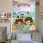 Lindo m-monchhichis-s tapiz colorido colgante de pared Tarot Hippie alfombras de pared dormitorio decoración del hogar - Miniatura 11