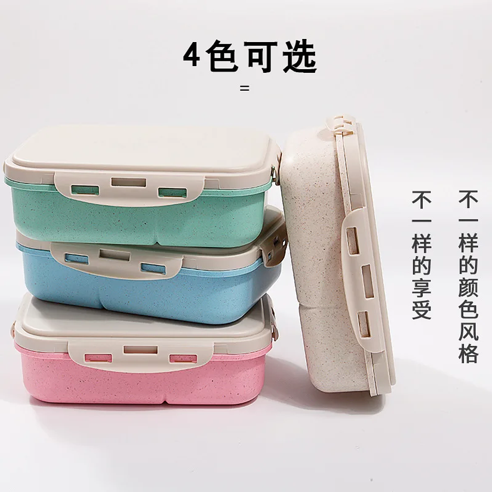 Lonchera Escolar Monchhichi con Diseño de Mono de Dibujos Animados, Lonchera Bento para Niños, Contenedor Portátil para Alimentos y Frutas con Compartimentos Separados 24