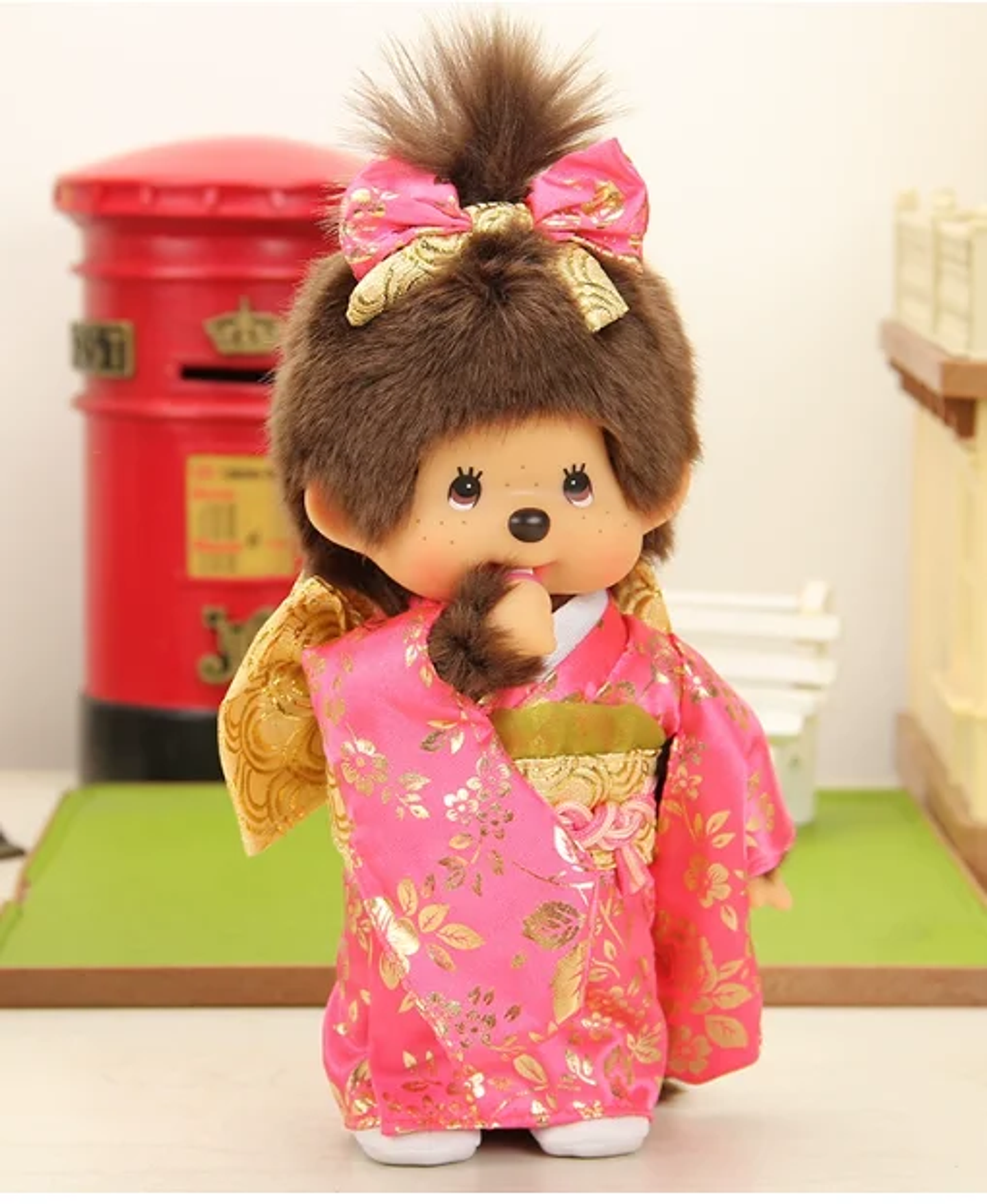 Babychichi Monchichi lindo y divertido regalo de Bebichichi decoración colgante de felpa regalos para niñas muñeca de moda nuevo producto genuino en Stock 23