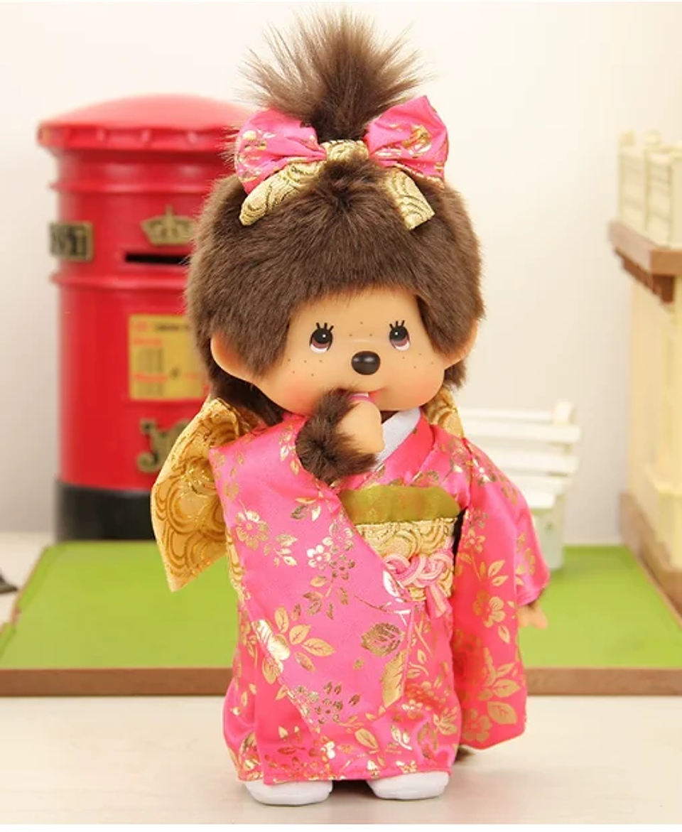 Babychichi Monchichi lindo y divertido regalo de Bebichichi decoración colgante de felpa regalos para niñas muñeca de moda nuevo producto genuino en Stock 23