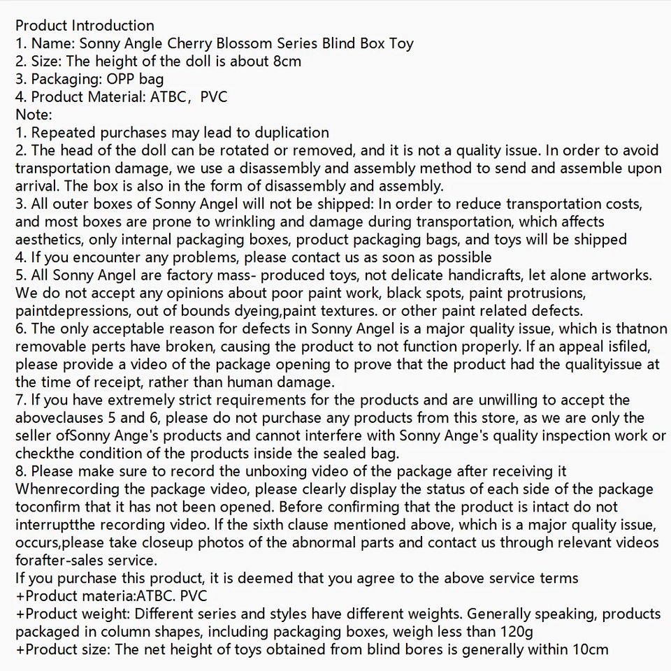 Caja ciega de Sonny Angel, juguetes de la serie Cherry Blossom, caja misteriosa Kawaii, muñeca bonita de la suerte, decoración, modelo coleccionable, regalos para parejas 18