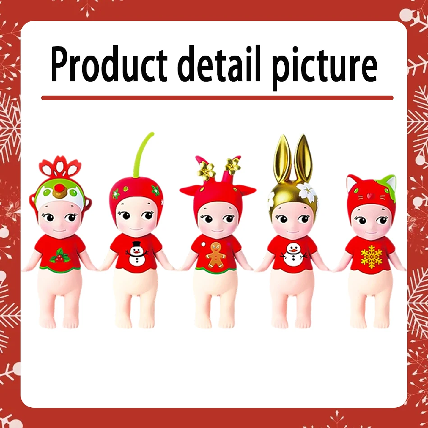 Caja ciega navideña de Sunnys Angel, Mini muñecas de la serie, modelo de coche de PVC, decoración de escritorio, regalos de vacaciones, novedad de 2026 24