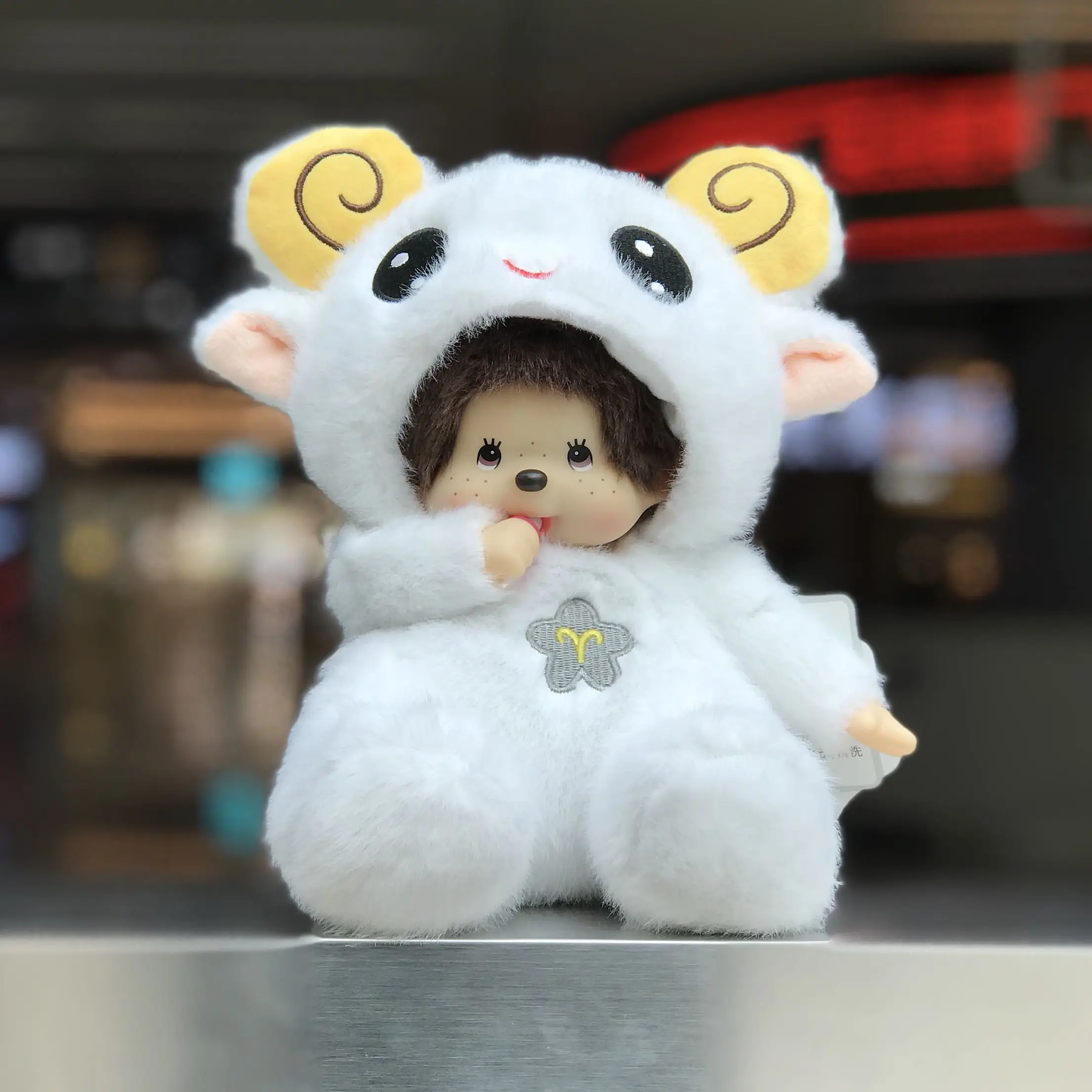 Monchichi muñeco de peluche 12 constelaciones 20cm pequeño Kawaii Anime Minnie Mouse muñeca niña sofá almohada regalo de cumpleaños 20