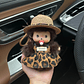Meng Qiqi-mochila de muñeco de peluche con cara de vinilo, accesorios de widget, adornos para coche, juguete suave Kawaii, decoración, regalo sorpresa, 15cm - Miniatura 17