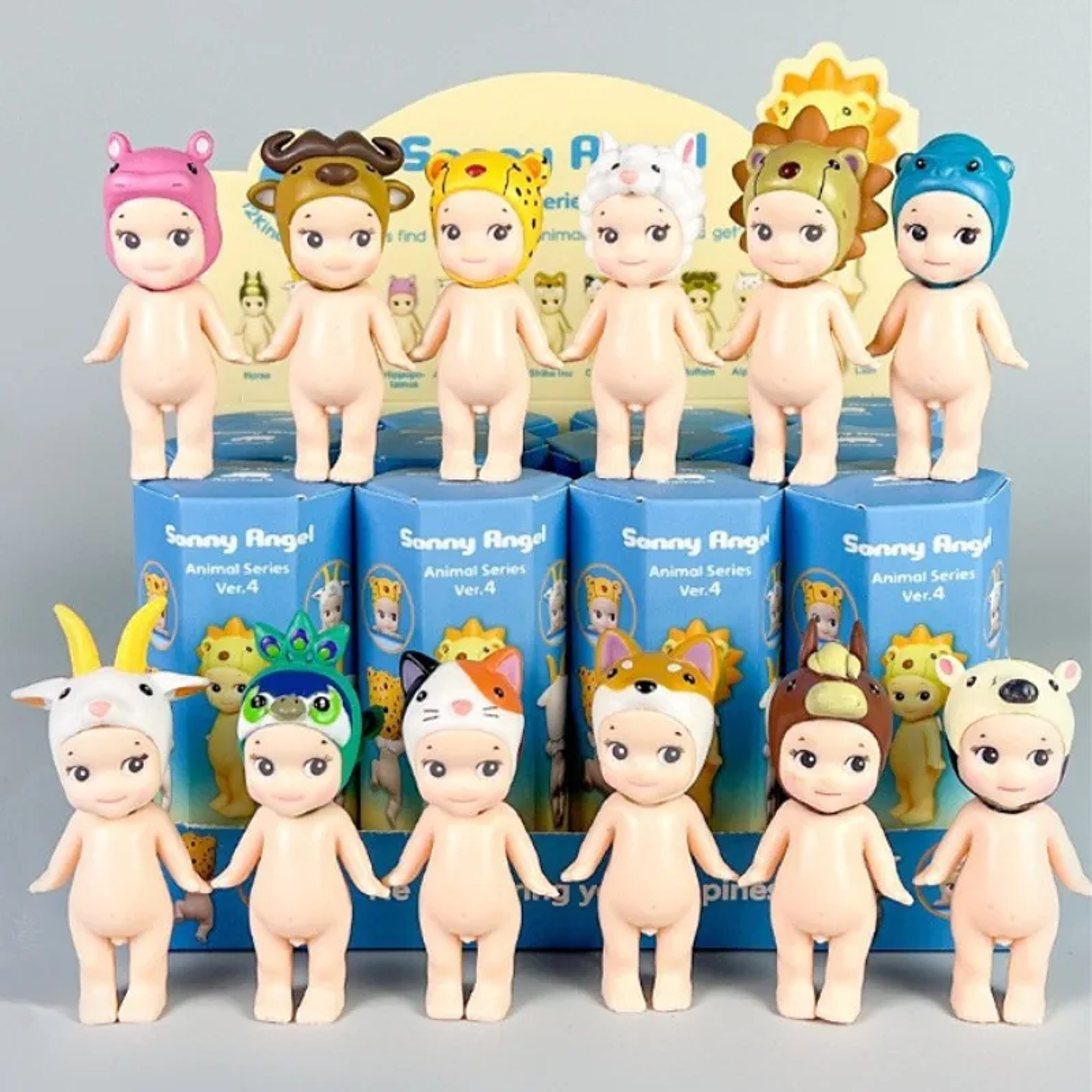 Caja Sorpresa Sunshine Angel, Figura de Animal en Miniatura, Linda Muñeca de Anime, Juguete Sorpresa, Regalo 22