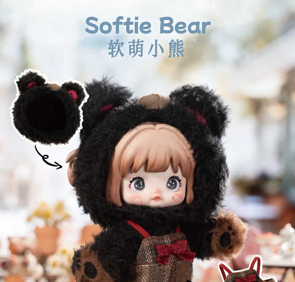 Nommi Forest Kingdom Series - Caja Sorpresa de Peluches de Vinilo con Cinco Articulaciones Móviles, Muñecas Lindas y Modernas para Decoración de Escritorio, Colección, Regalo para Niñas 35