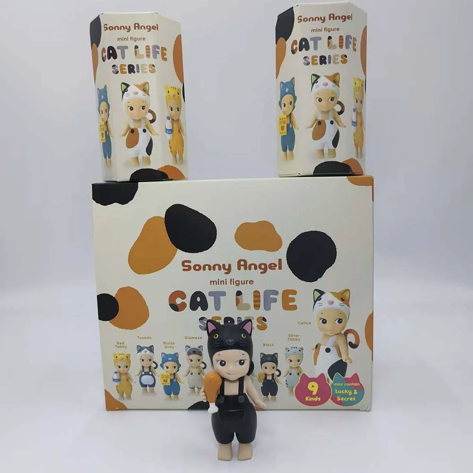 Sonny Angel Mini Cat Life - Set de Cajas Sorpresa, Decoración, Adorno de Dibujos Animados, Juguete Hecho a Mano, Regalo Sorpresa de Cumpleaños y Navidad 18