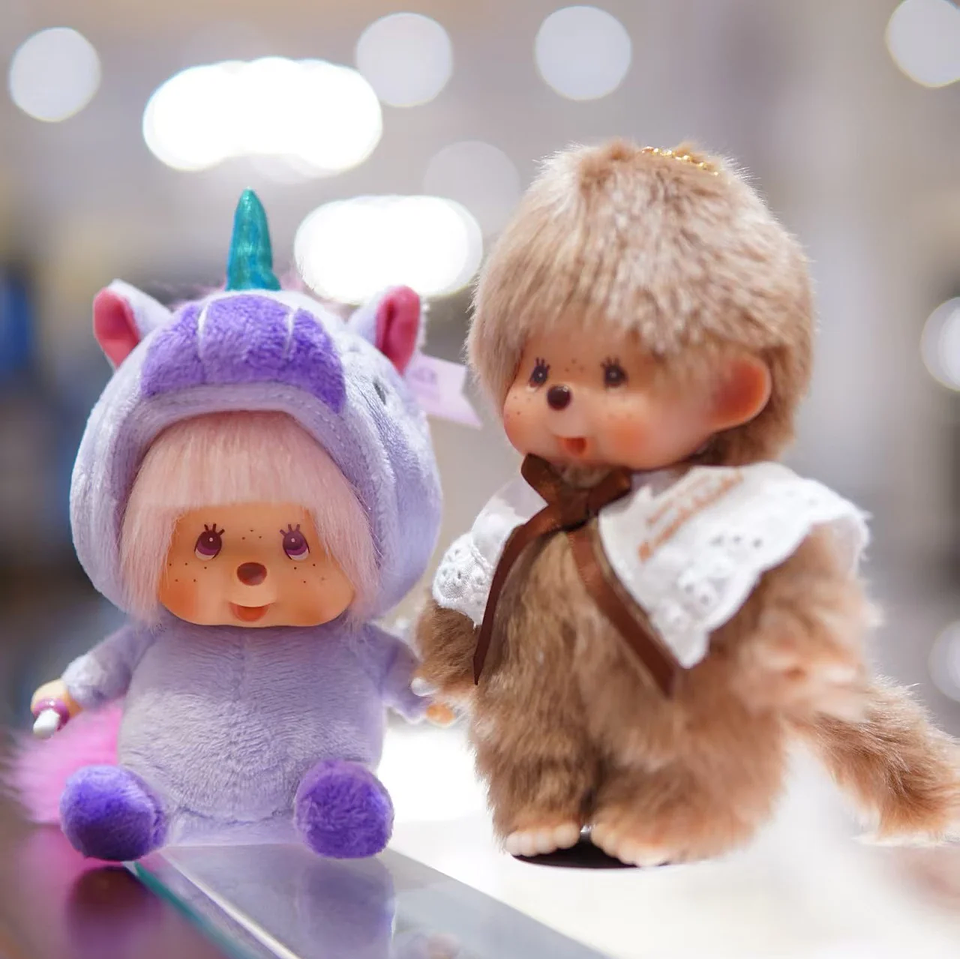 Babychichi Monchichi lindo y divertido regalo de Bebichichi decoración colgante de felpa regalos para niñas muñeca de moda nuevo producto genuino en Stock 25