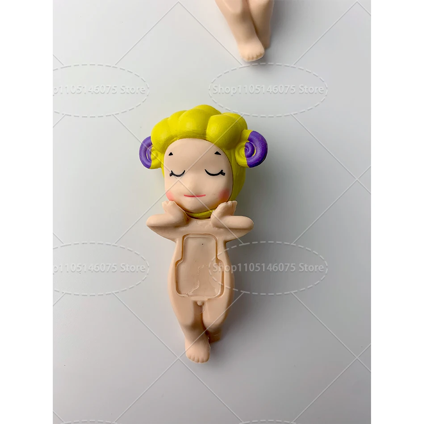 Sonny Angle Dreaming Series, muñeca de Ángel encantadora, adorno de escritorio, 12 piezas, muñeco de Ángel pequeño, adorno de paisaje, sombrero de Animal, diseño de sujeción 32