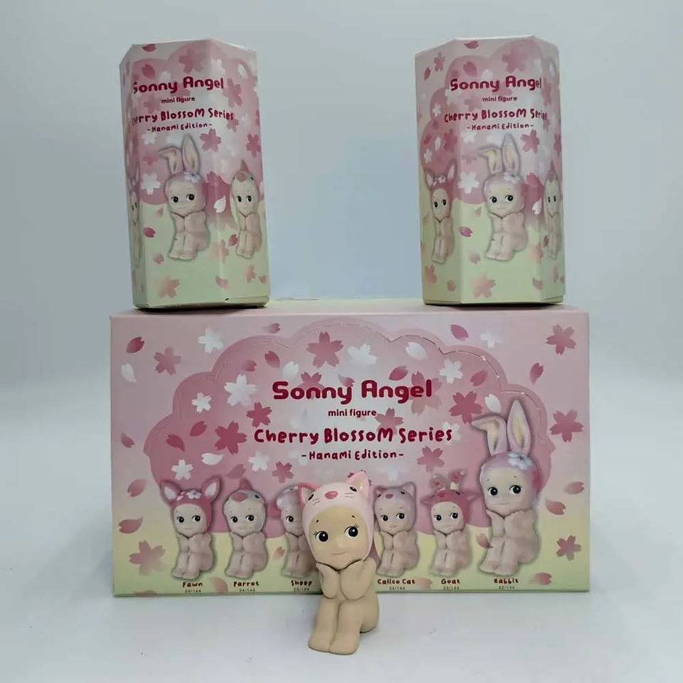 Caja ciega de Sonny Angel, juguetes de la serie Cherry Blossom, caja misteriosa Kawaii, muñeca bonita de la suerte, decoración, modelo coleccionable, regalos para parejas 26
