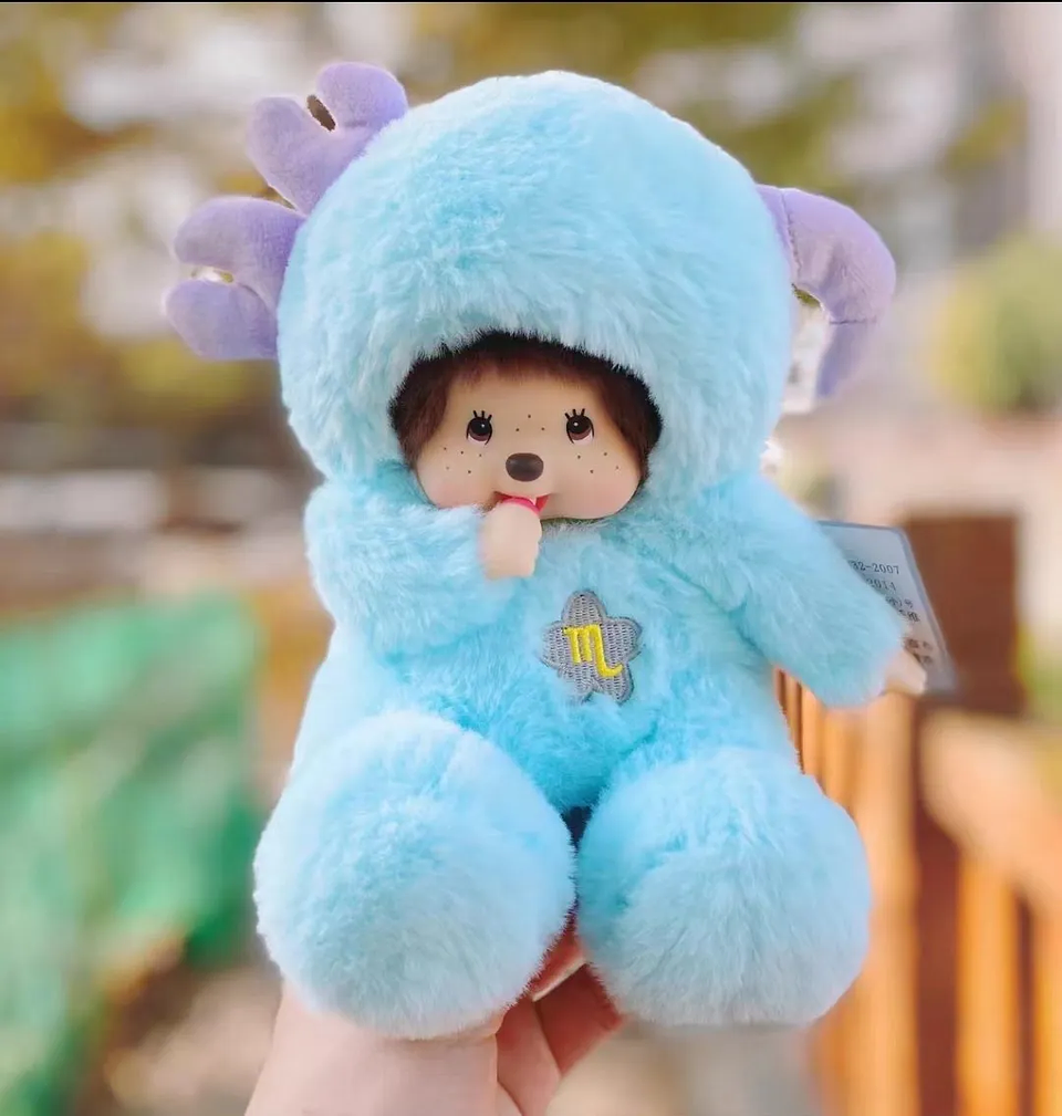 Muñeco de Peluche Monchhichi de las 12 Constelaciones, Juguete de Peluche Suave, Regalo, Muñeco para Dormir, Decoración para Habitación y Escritorio 28
