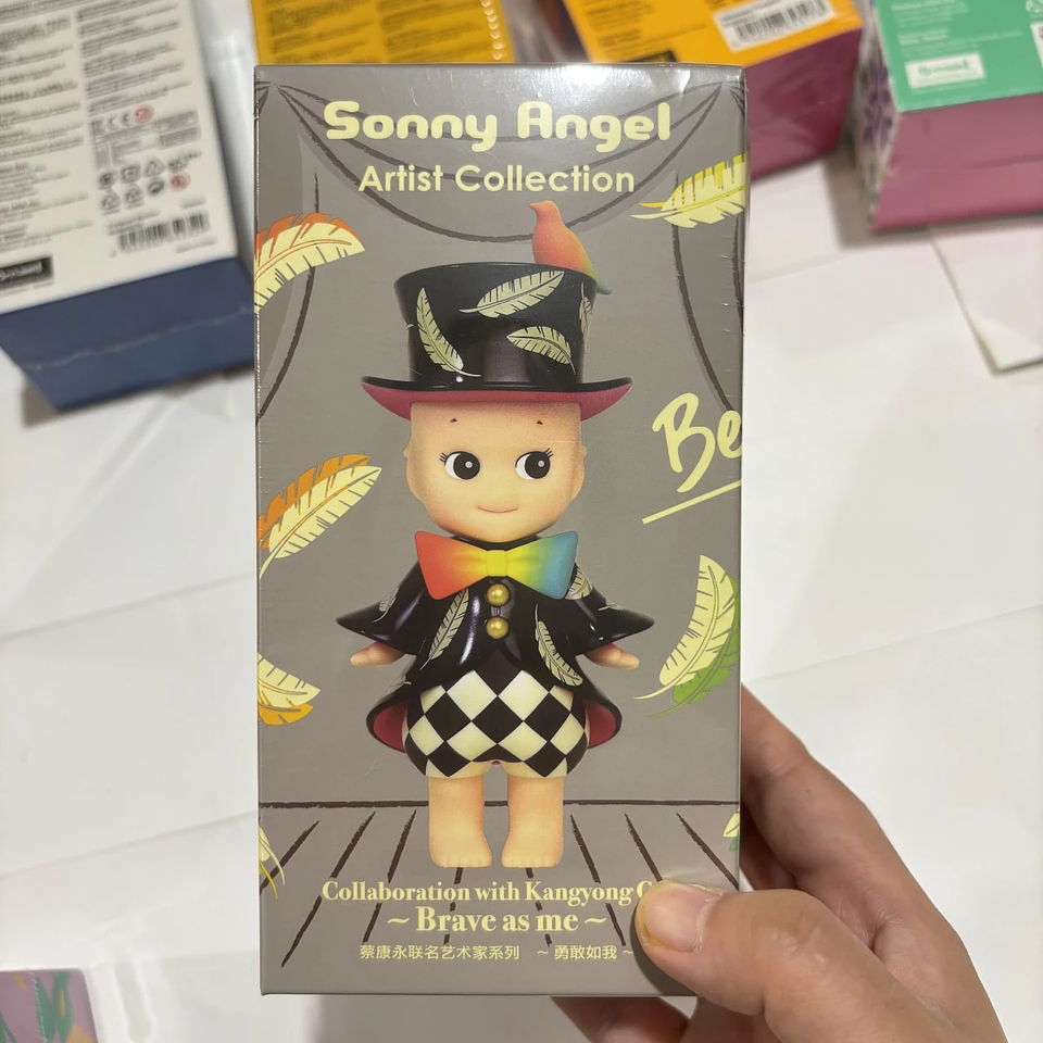 Sonny Angel Colección de artistas Serie Ángel grande Hearth Chcolate Kiss Mark Leopardo Feliz Nieve Noche de Halloween 25