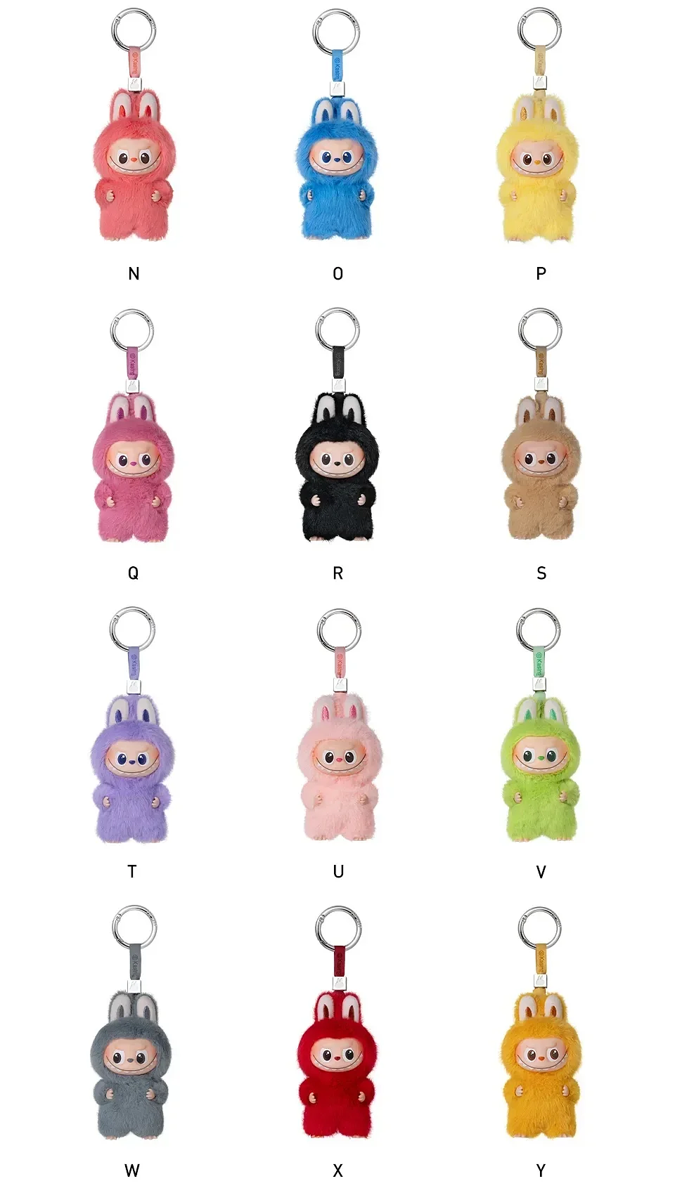 Pin Pop Mart genuino para amor Labubu V4, caja ciega de los monstruos, llavero bonito, regalo misterioso de Navidad 43