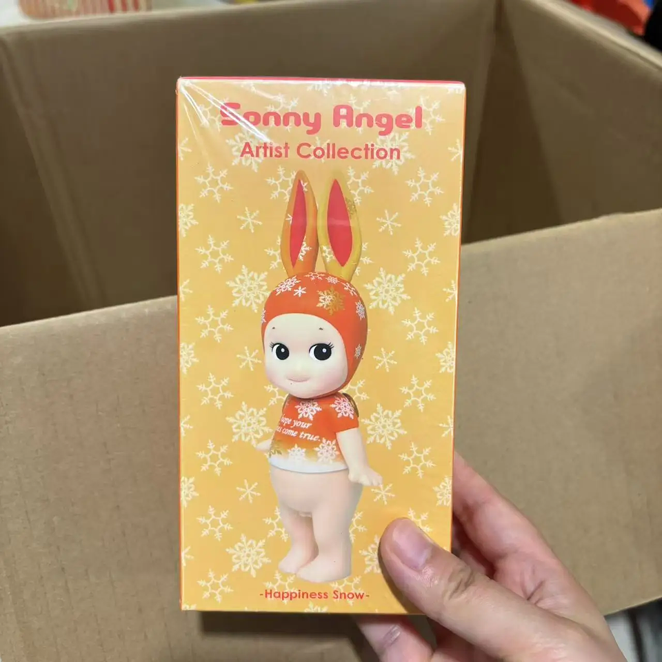 Sonny Angel Colección de artistas Serie Ángel grande Hearth Chcolate Kiss Mark Leopardo Feliz Nieve Noche de Halloween 28