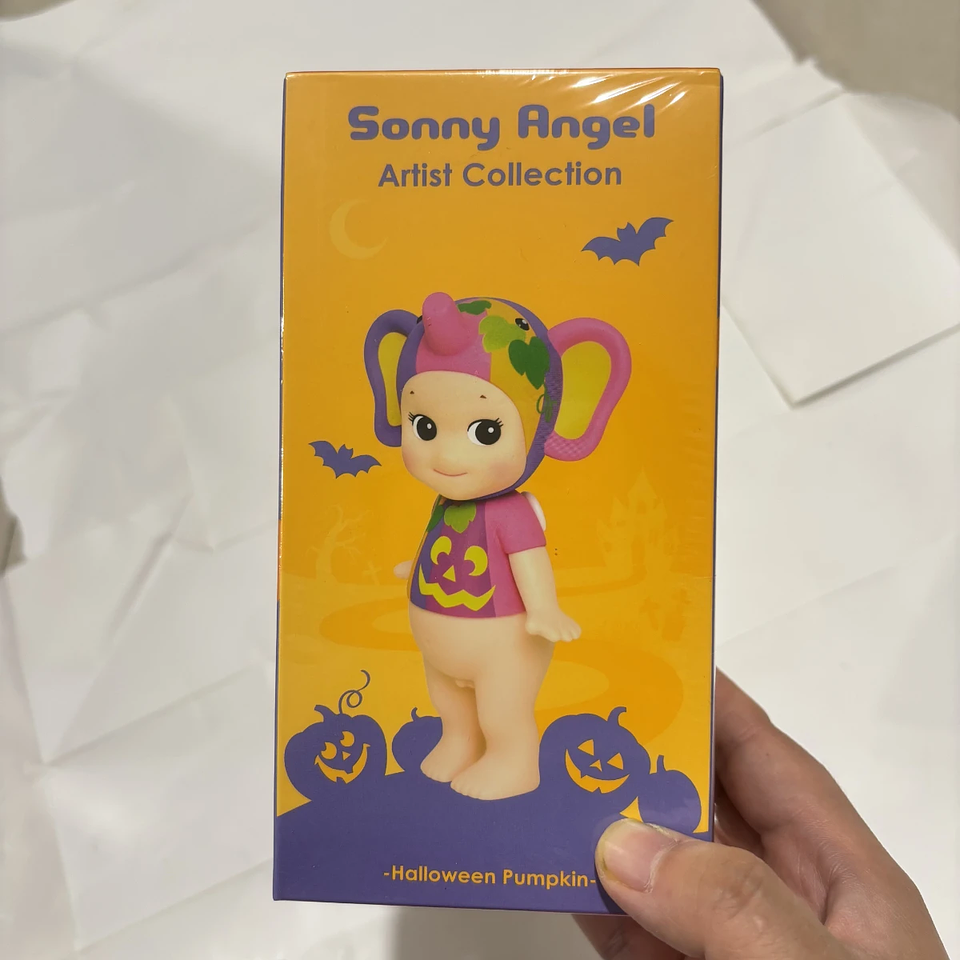 Sonny Angel Colección de artistas Serie Ángel grande Hearth Chcolate Kiss Mark Leopardo Feliz Nieve Noche de Halloween 29