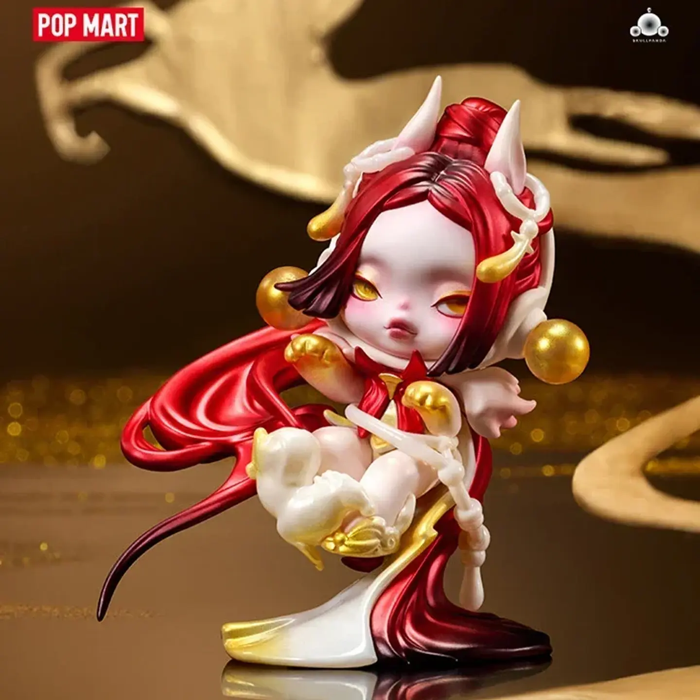 POP MART SKULLPANDA Ji, Serie de Modelos a Escala, Caja Misteriosa Sorpresa, Figuras Decorativas para el Hogar 3