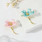 Broche de Flor de Cerezo Encantador para Mujer y Hombre, Broches de Flores Simples, Joyería, Accesorios de Moda, Regalos de Cumpleaños 2026 - Miniatura 2