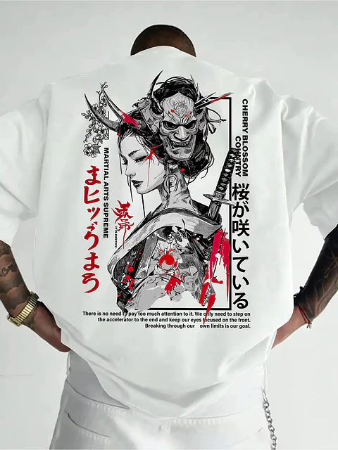 Camiseta de Verano 2026 con Diseño de Flores de Cerezo, Camiseta Moderna para Hombre y Mujer, Cuello Redondo, Estampada, de Algodón