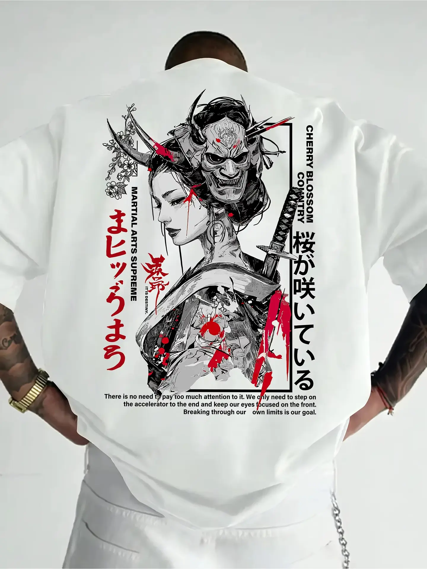 Camiseta de Verano 2026 con Diseño de Flores de Cerezo, Camiseta Moderna para Hombre y Mujer, Cuello Redondo, Estampada, de Algodón 1