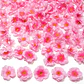 200 Uds. Cabezas de flores de cerezo artificiales flores de melocotón de seda cabezas de flores de imitación para decoración DIY de fiesta centros de mesa de boda para el hogar - Miniatura 1