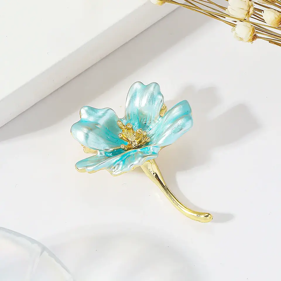 Broche de Flor de Cerezo Encantador para Mujer y Hombre, Broches de Flores Simples, Joyería, Accesorios de Moda, Regalos de Cumpleaños 2026 3