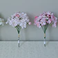 5 uds flores de simulación ramo de flor de cerezo decoración de dormitorio flor falsa de seda flores de melocotón artificiales decoración de balcón - Miniatura 1