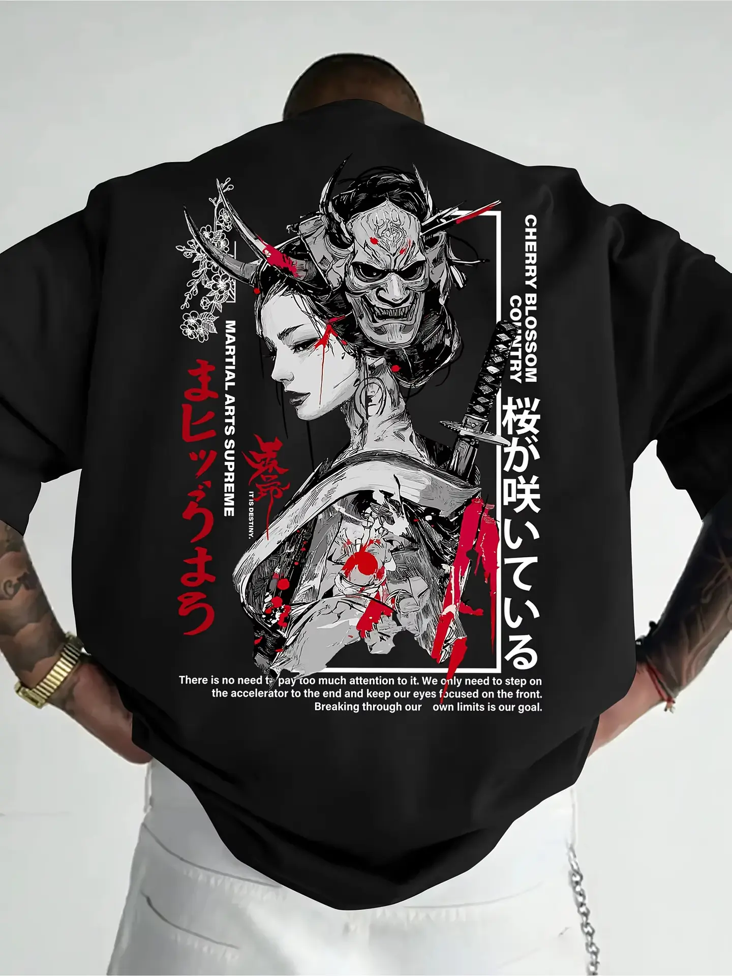 Camiseta de Verano 2026 con Diseño de Flores de Cerezo, Camiseta Moderna para Hombre y Mujer, Cuello Redondo, Estampada, de Algodón 2