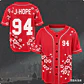 J-HOPE 94 Camiseta de béisbol con estampado de flor de cerezo, camisa de manga corta con estampado floral, tops informales de estilo urbano para fanáticos del Kpop para niños y jóvenes - Miniatura 5